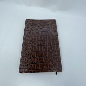 Brown Crocodile Pattern Journal